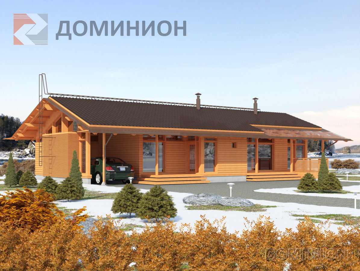 Коттедж «Репино Парк 190»: компактный деревянный дом для семьи Imperial